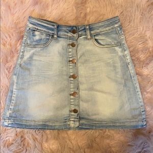 Denim Mini Skirt